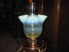 W. A. S. Benson. A magnificent large oil lamp - Thumbnail 2
