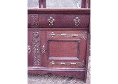 Shapland & Petter. An Exceptional Quality Arts & Crafts Mahogany Sideboard - Thumbnail 3