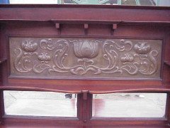 Shapland & Petter. An Exceptional Quality Arts & Crafts Mahogany Sideboard - Thumbnail 5