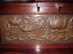 Shapland & Petter. An Exceptional Quality Arts & Crafts Mahogany Sideboard - Thumbnail 6