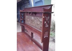 Shapland & Petter. An Exceptional Quality Arts & Crafts Mahogany Sideboard - Thumbnail 8