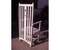 C. R. Mackintosh, Style of. A white painted Armchair - Thumbnail 3