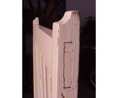 C R Mackintosh (style of). A white painted armchair - Thumbnail 4