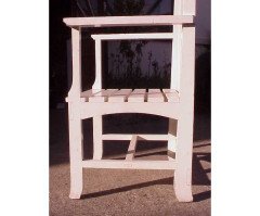 C. R. Mackintosh, Style of. A white painted Armchair - Thumbnail 7