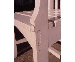 C. R. Mackintosh, Style of. A white painted Armchair - Thumbnail 8