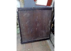 A stunning Arts & Crafts oak-framed copper mirror - Thumbnail 7