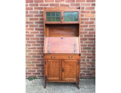 Maple & Co., Arts & Crafts Oak Bureau Bookcase - Thumbnail 2