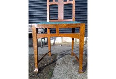 A set of four Arts & Crafts Oak dining chairs - Thumbnail 16