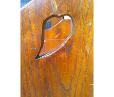 A Well-Crafted Arts & Crafts little Oak bookshelf - Thumbnail 4