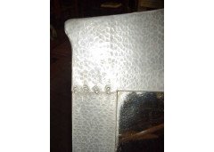 Liberty & Co. A hand hammered and riveted Pewter mirror - Thumbnail 4