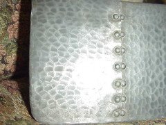 Liberty & Co. A hand hammered and riveted Pewter mirror - Thumbnail 5