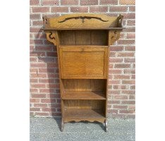 Liberty & Co., A Good Quality Arts & Crafts Golden Oak Bookcase & Matching Bureau Bookcase - Thumbnail 3