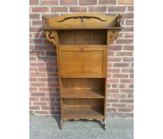 Liberty & Co., a Well-Crafted Arts & Crafts Golden Oak Bookcase & Matching Bureau Bookcase - Thumbnail 3