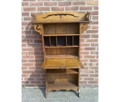 Liberty & Co., A Good Quality Arts & Crafts Golden Oak Bookcase & Matching Bureau Bookcase - Thumbnail 5