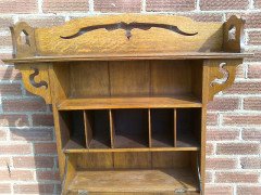 Liberty & Co., A Good Quality Arts & Crafts Golden Oak Bookcase & Matching Bureau Bookcase - Thumbnail 7