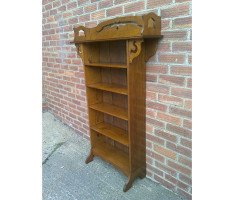Liberty & Co., A Good Quality Arts & Crafts Golden Oak Bookcase & Matching Bureau Bookcase - Thumbnail 10