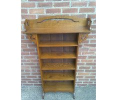 Liberty & Co., A Good Quality Arts & Crafts Golden Oak Bookcase & Matching Bureau Bookcase - Thumbnail 11