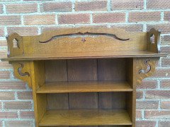 Liberty & Co., A Good Quality Arts & Crafts Golden Oak Bookcase & Matching Bureau Bookcase - Thumbnail 12