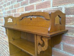 Liberty & Co., A Good Quality Arts & Crafts Golden Oak Bookcase & Matching Bureau Bookcase - Thumbnail 13