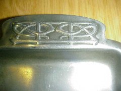 Archibald Knox for Liberty & Co. A pewter pen or card tray - Thumbnail 2