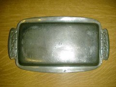 Archibald Knox for Liberty & Co. A pewter pen or card tray - Thumbnail 3