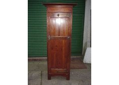 Liberty & Co. A walnut hall robe with fantastic hand formed copper handle - Thumbnail 1