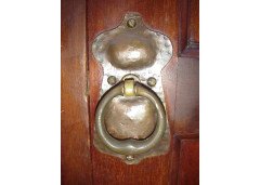 Liberty & Co. A walnut hall robe with fantastic hand formed copper handle - Thumbnail 3