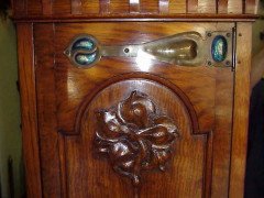 Shapland & Petter. An Arts & Crafts Oak Grandfather clock of superior quality - Thumbnail 4