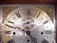 Shapland & Petter. An Arts & Crafts Oak Grandfather clock of superior quality - Thumbnail 7