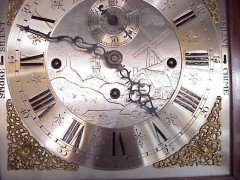 Shapland & Petter. An Arts & Crafts Oak Grandfather clock of superior quality - Thumbnail 8