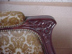 Louis Majorelle. An Art Nouveau Armchair of generous proportions - Thumbnail 12