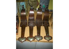 Birmingham Guild of Handicraft. A set of four Arts & Crafts copper wall lights - Thumbnail 13