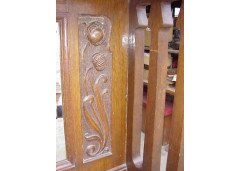 Wylie & Lochhead. A Well-Crafted Oak Arts & Crafts Glasgow-Style Sideboard - Thumbnail 7