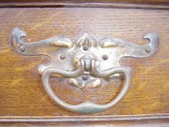 Wylie & Lochhead. A Well-Crafted Oak Arts & Crafts Glasgow-Style Sideboard - Thumbnail 10