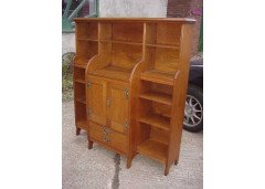 Maple & Co., Excellent Quality Oak Arts & Crafts Breakfront Sideboard/bookcase - Thumbnail 2
