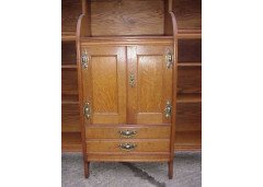 Maple & Co., An Excellent Quality Oak Arts & Crafts Breakfront Sideboard/bookcase - Thumbnail 3