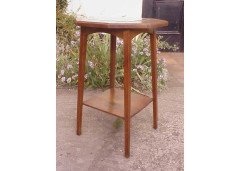 A Very Stylish Little Arts & Crafts Green Tiled Top Table - Thumbnail 2