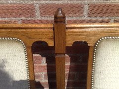 Wylie & Lochhead. Five Glasgow School Oak Benches with Shaped Back Rests - Thumbnail 7