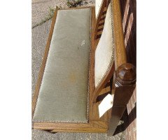 Wylie & Lochhead. Five Glasgow School Oak Benches with Shaped Back Rests - Thumbnail 8