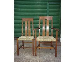 Liberty & Co. A set of six and a set of four dining chairs after a design by W Lethaby. - Thumbnail 2