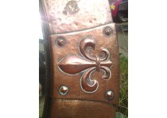 Liberty & Co. An Arts & Crafts copper mirror - Thumbnail 5