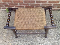 An Arts & Crafts Piano Stool - Thumbnail 4