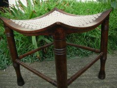 Liberty & Co. A walnut Thebes stool - Thumbnail 2