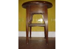 Excellent Quality Copper Topped Arts & Crafts Oak Side Table - Thumbnail 2