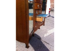 Shapland & Petter. A good Arts & Crafts Oak bedroom pair with abalone - Thumbnail 18