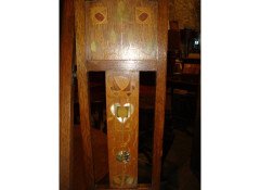 Shapland & Petter. A good Arts & Crafts Oak bedroom pair with abalone - Thumbnail 23