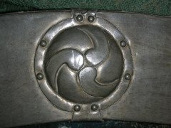 Liberty & Co. An Arts & Crafts Pewter wall mirror - Thumbnail 3