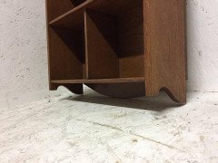 Shapland & Petter. A Good Quality Arts & Crafts Oak Wall/book Shelf - Thumbnail 3