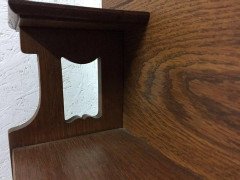 Shapland & Petter. A Good Quality Arts & Crafts Oak Wall/book Shelf - Thumbnail 4