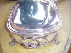 W. A. S. Benson. A rare silver plated jewelry box - Thumbnail 2